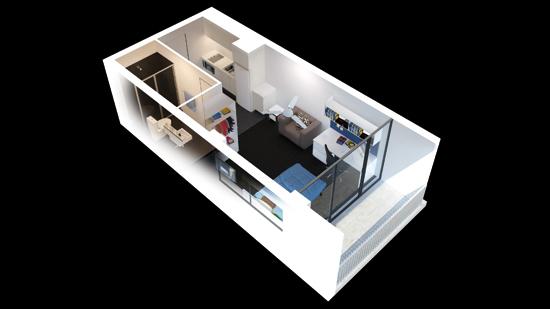 Реконструиране на едностаен апартамент в двустаен апартамент: използвайте всички възможности на вашия дом