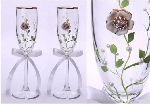 Декорация на очила за сватба със собствените си ръце