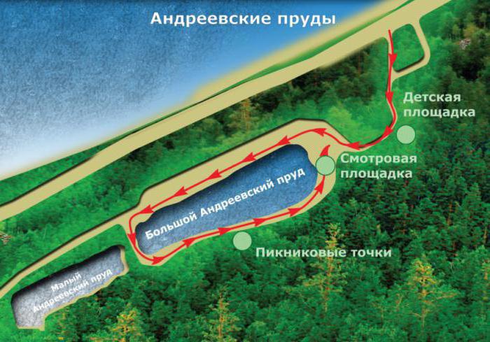 Андреевски езера (Саратов): описание. Как да стигнем там?