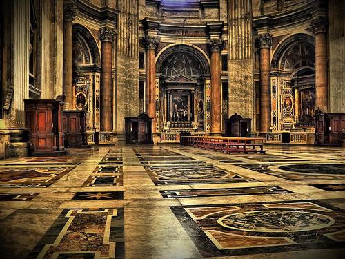 Голямата катедрала "Свети Петър" в Рим