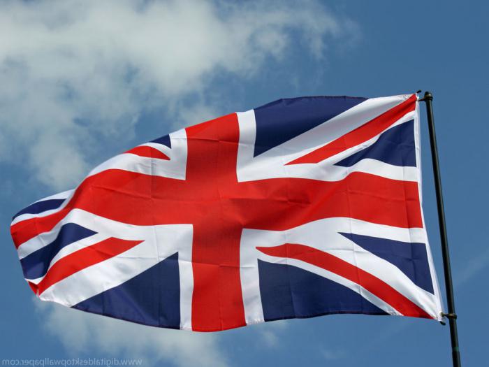 Флагът на Англия е част от знамето на Великобритания